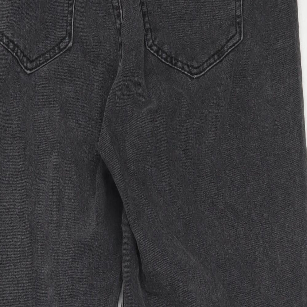 Noisy may Womens Black Cotton Cropped Jeans Size 30 in L22.5 in Regular