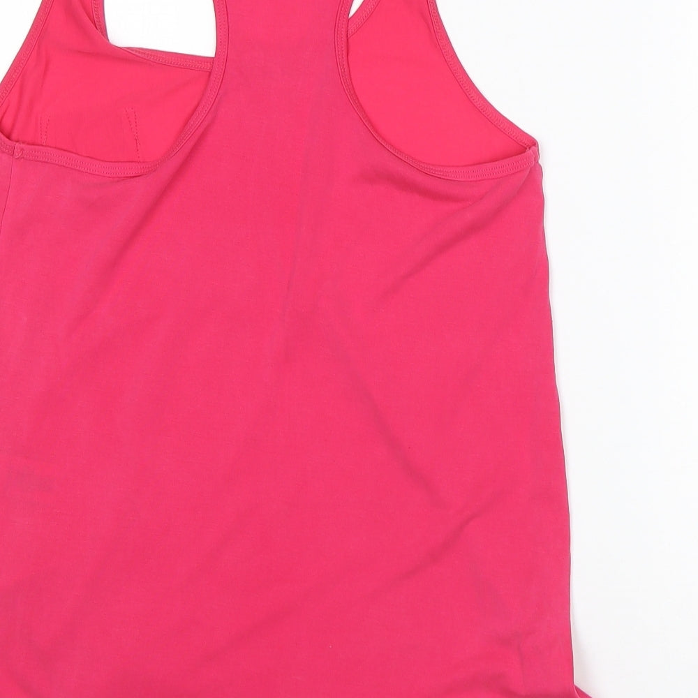 Womens UK Size 6 NEXT Pink Basic Tank