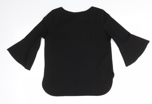 Womens UK Size S Zara Black Pullover Jumper