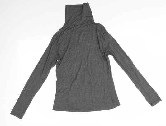 Womens UK Size 14 New Look Grey Basic Blouse