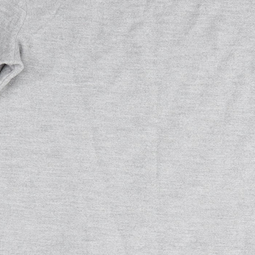 George Womens Grey Round Neck Polyester Pullover Jumper Size 8