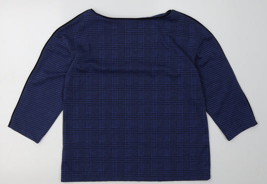 Womens UK Size 12 Marks and Spencer Blue Pullover Sweatshirt