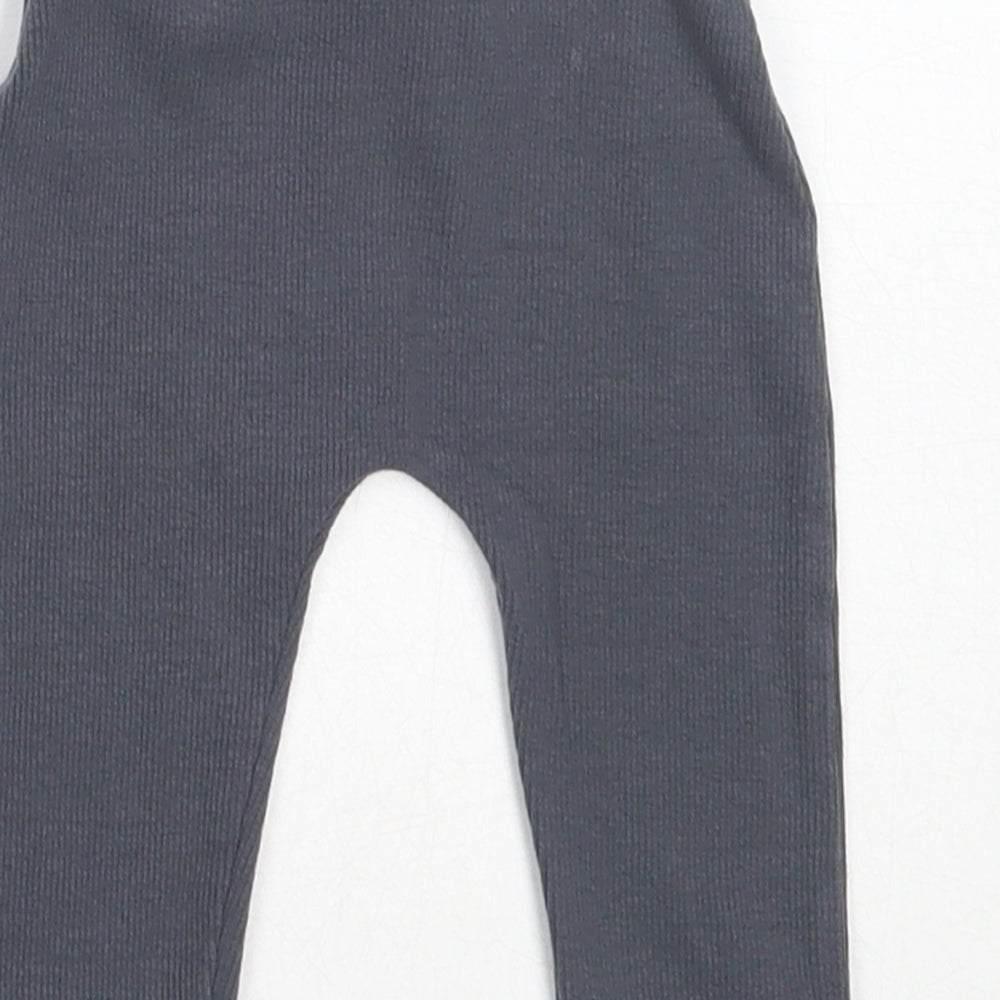 George Girls Grey Cotton Capri Leggings Size 3-6 Months