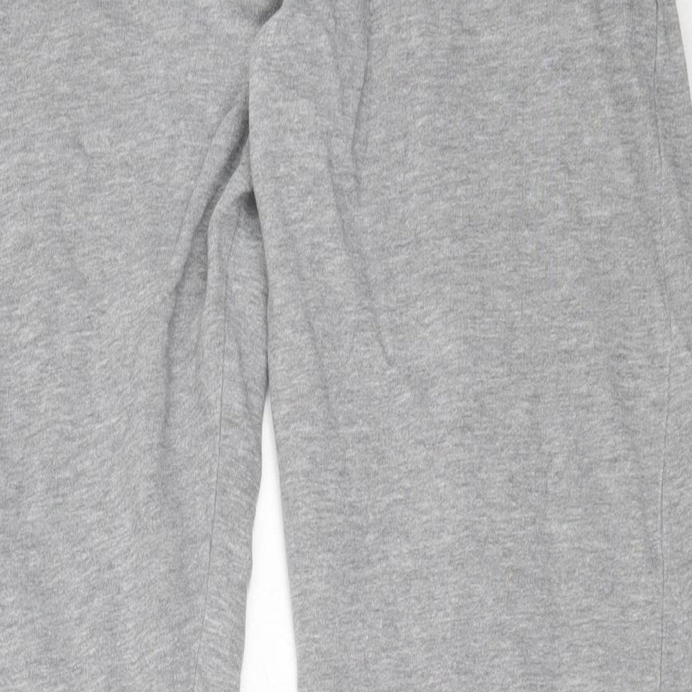 Essential Apparel Womens Grey Cotton Jogger Trousers Size M L29.5 in Regular