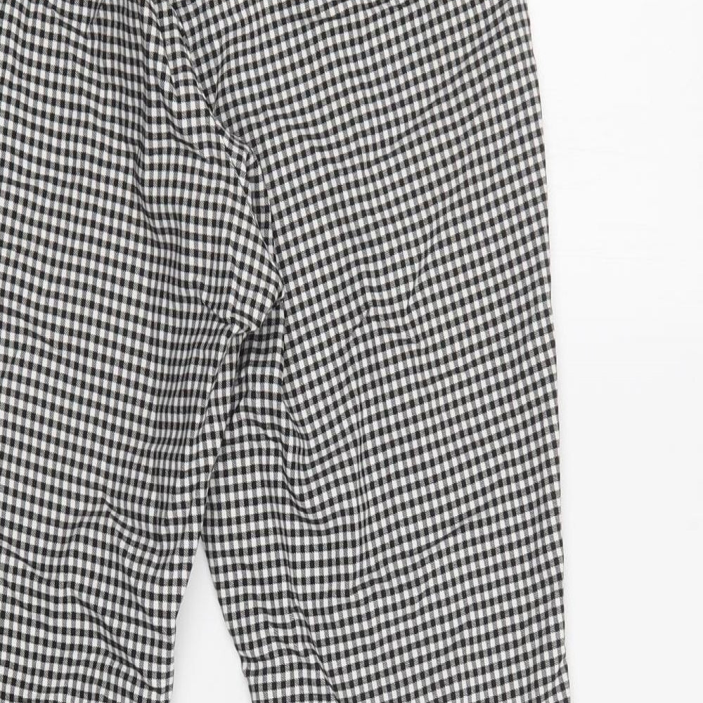 Womens UK Size 10 Preworn Regular Fit Grey Trousers