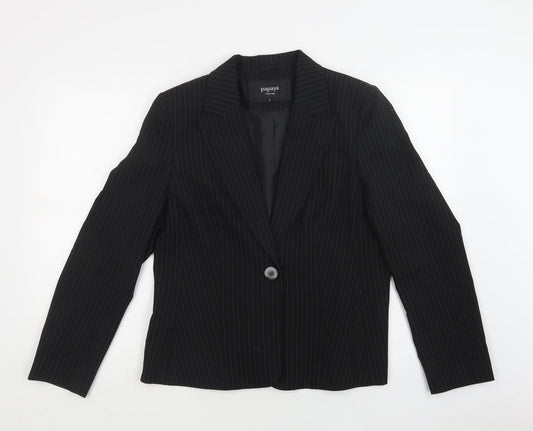 Womens UK Size 12 Papaya Black Jacket