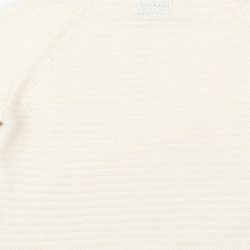 Womens UK Size S Matalan Ivory Pullover Jumper
