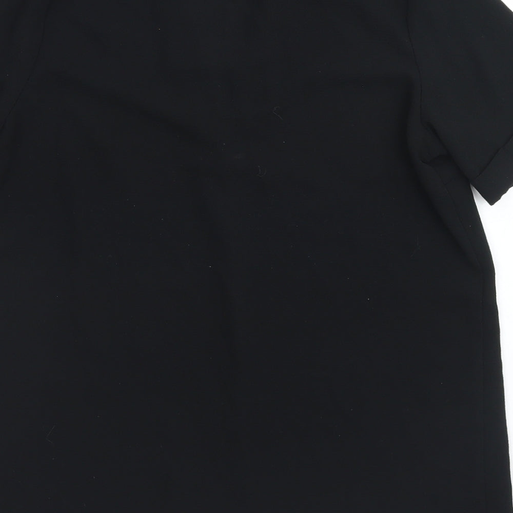 Womens UK Size 8 Select Black Basic Blouse