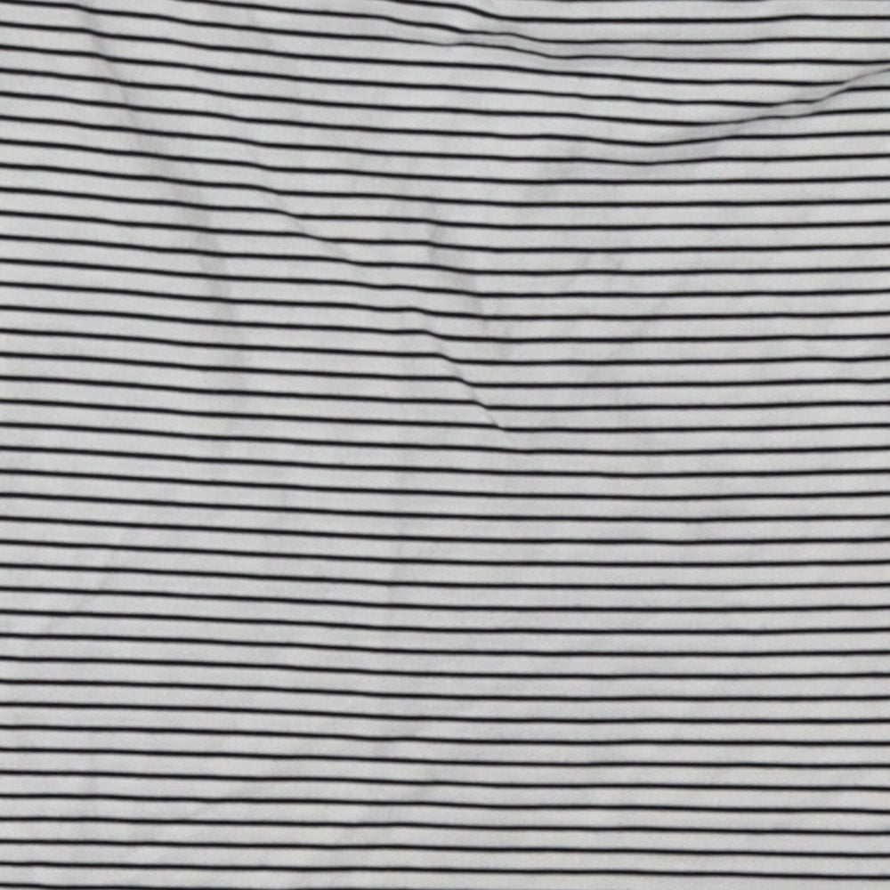 Womens UK Size 10 Topshop White Basic T-Shirt
