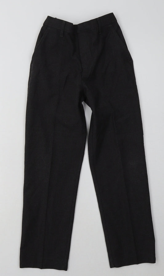 sainsburys Boys Grey Polyester Capri Trousers Size 9 Months Regular Hook & Eye - School Wear