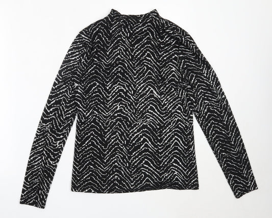 Womens UK Size 14 Warehouse Black Pullover Jumper