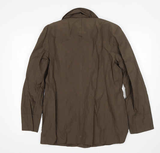 Gerry Weber Womens Green Overcoat Coat Size 12