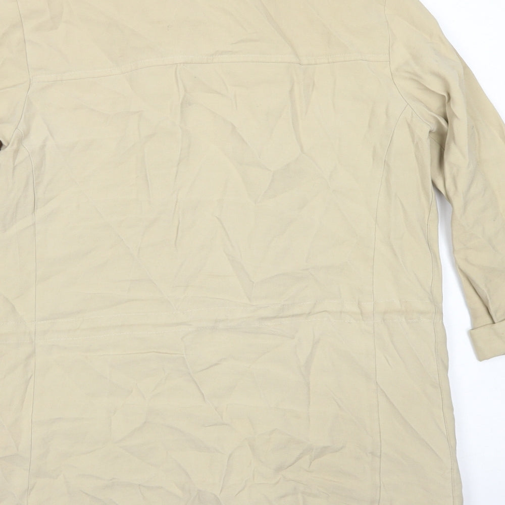 Womens UK Size XS Zara Beige Jacket
