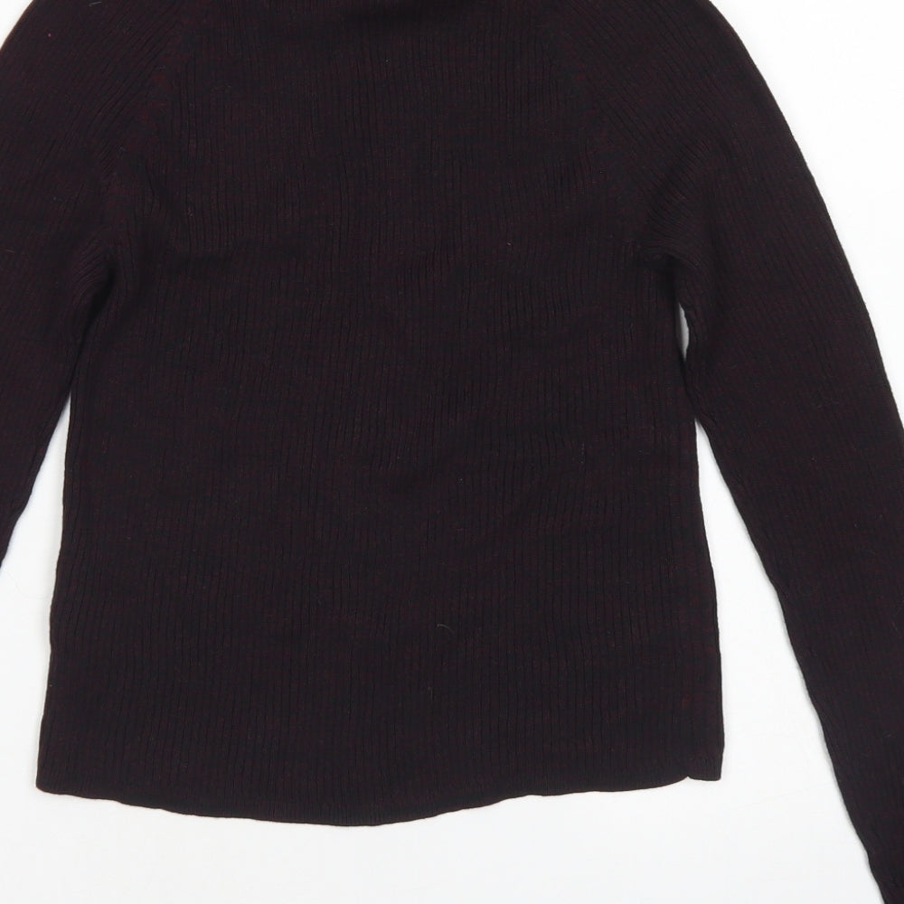Womens UK Size 10 New Look Purple Pullover Jumper