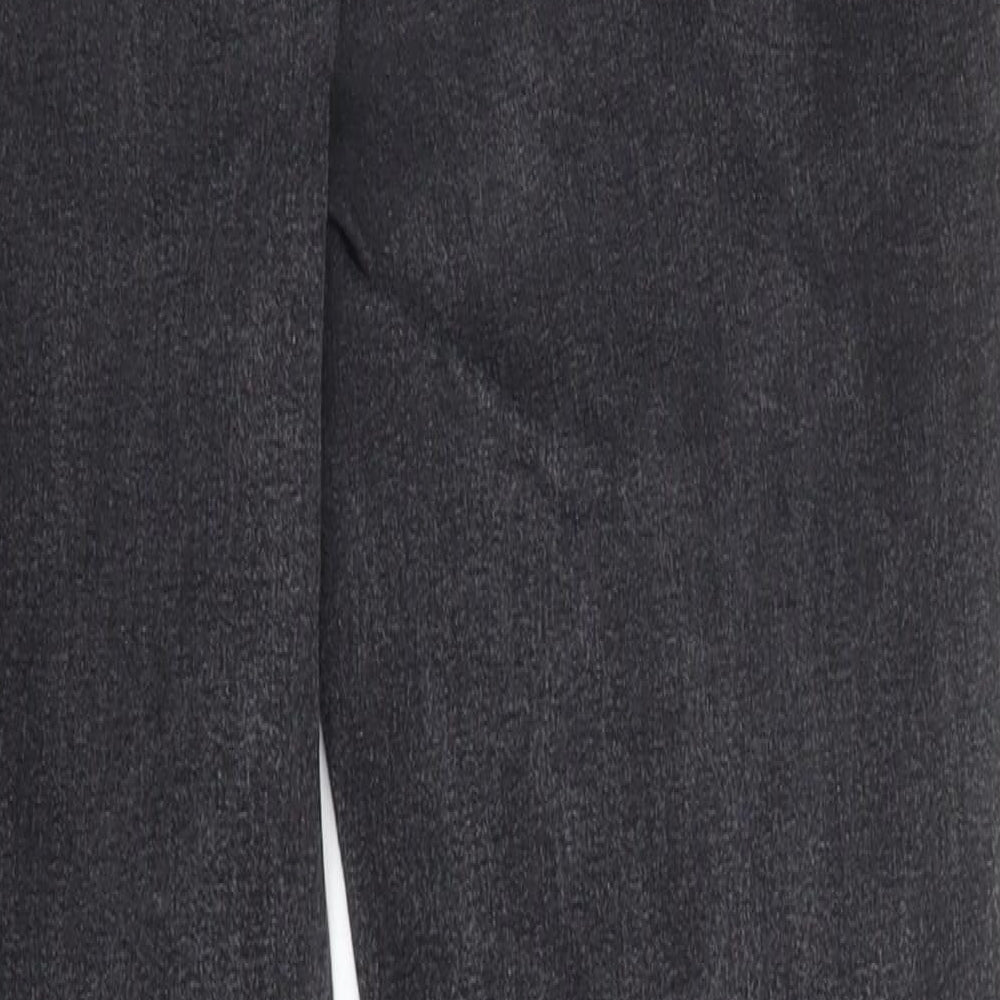 M&S Womens Grey Cotton Skinny Jeans Size 8 L28 in Slim Zip