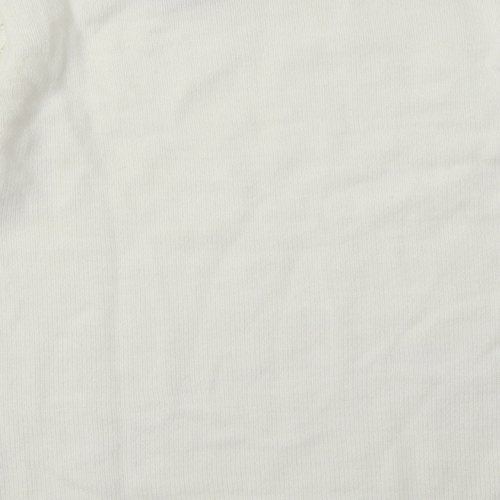 Womens UK Size S EWM White Pullover Sweatshirt