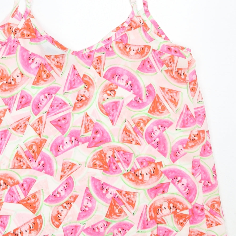 Womens UK Size 8 Atmosphere Pink Camisole Blouse