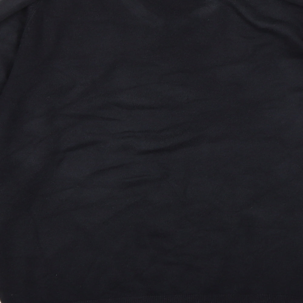 M&S Mens Blue V-Neck Acrylic Pullover Jumper Size M