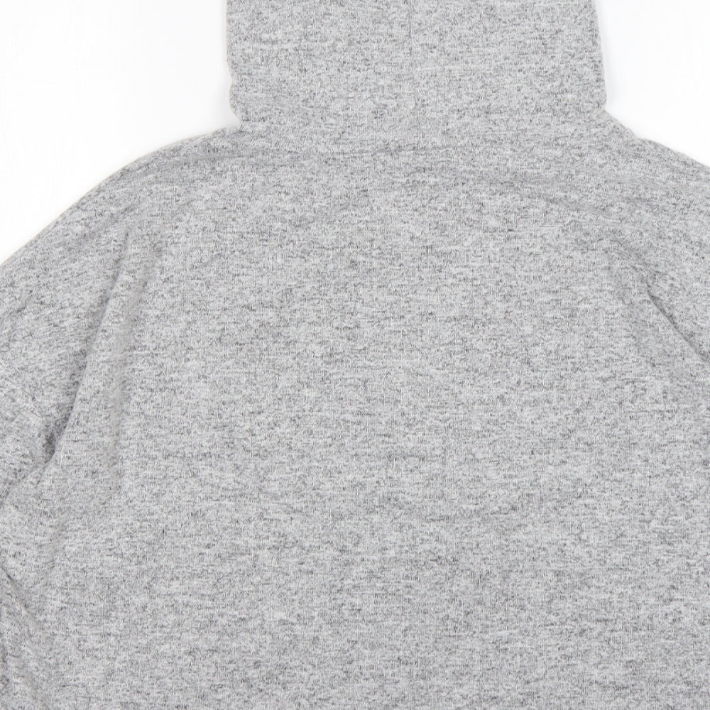 Primark Womens Grey Roll Neck Polyester Pullover Jumper Size M