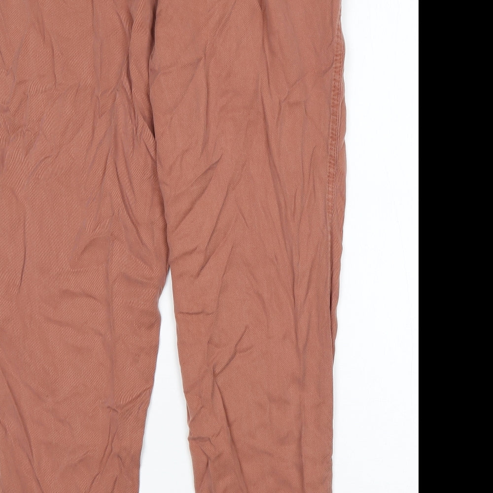 George Womens Pink Lyocell Mom Jeans Size 14 L27 in Regular