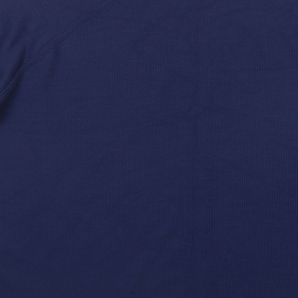 Instyle Womens Blue Crew Neck Polyester Pullover Jumper Size M