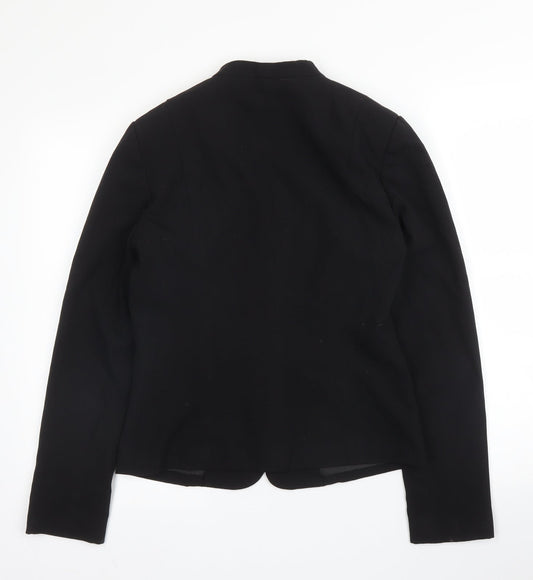 New Look Womens Black Polyester Jacket Blazer Size 10