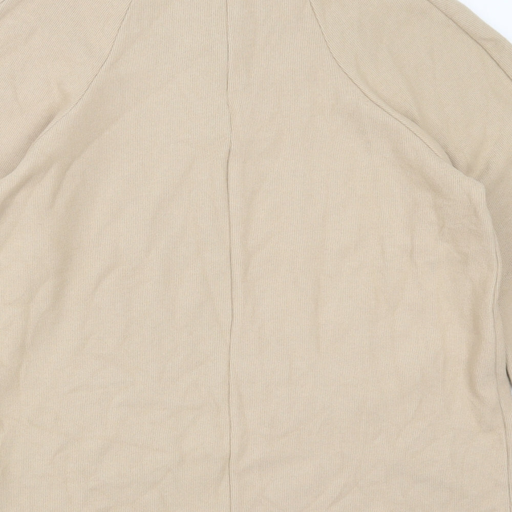 Womens UK Size 12 Marks and Spencer Beige Pullover Jumper