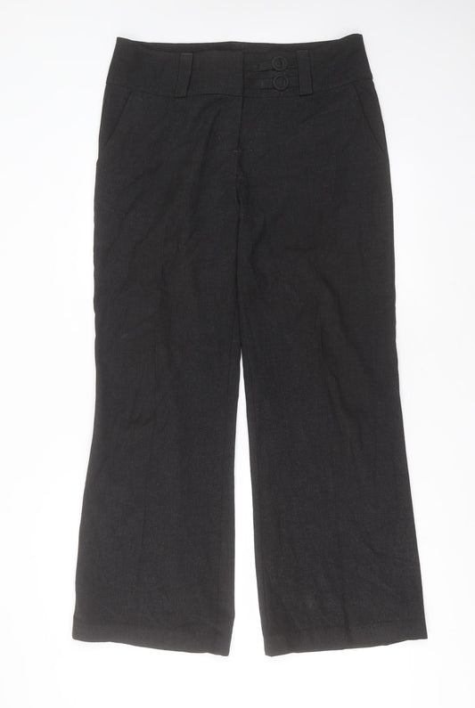 Womens UK Size 36 in Marks and Spencer Regular Fit Grey Trousers