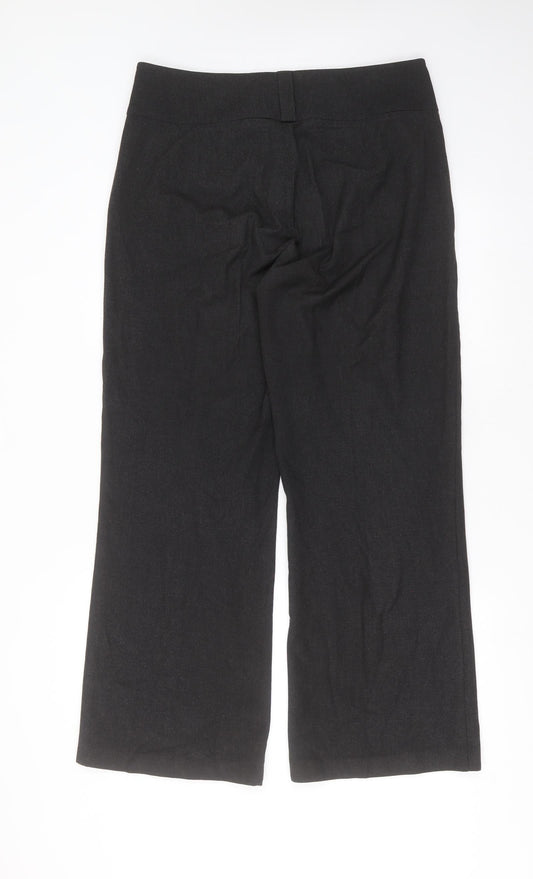Womens UK Size 36 in Marks and Spencer Regular Fit Grey Trousers
