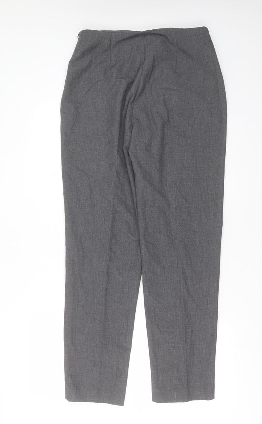 Womens UK Size 14 Essentials Regular Fit Grey Trousers