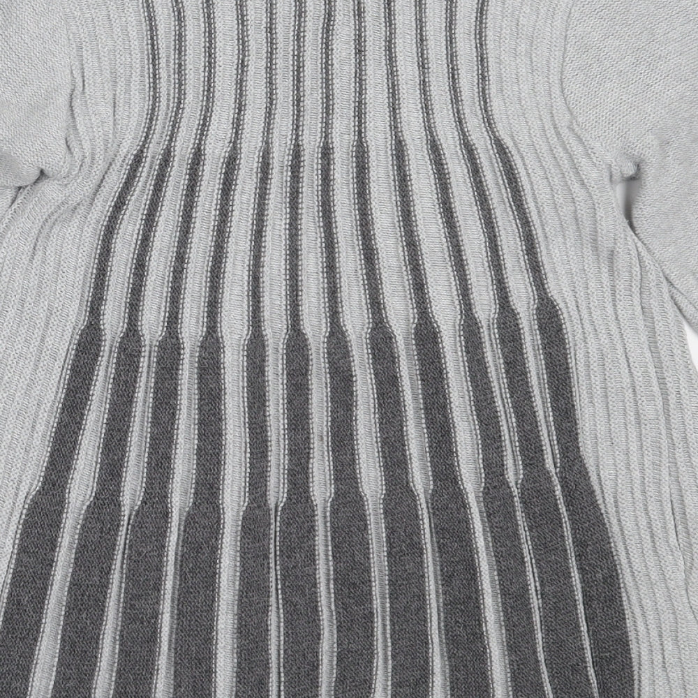 Womens UK Size S Pulse Grey Cardigan Jumper