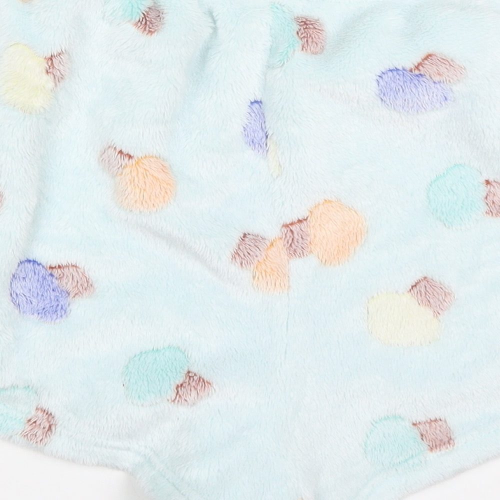 Brand and care label for Preworn women’s blue spotted cotton mom shorts, size 2XL, regular - cupcake print pyjama pants