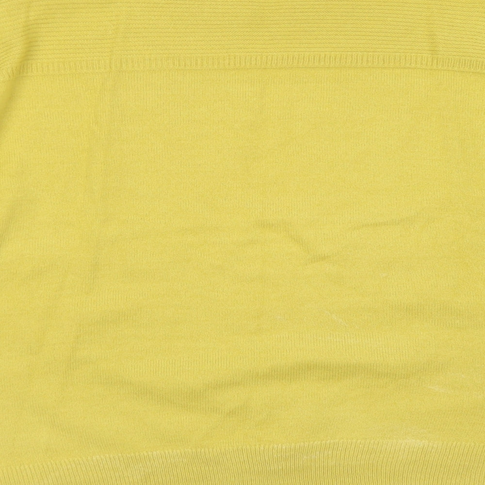 Womens UK Size 18 Classic Yellow Pullover Jumper