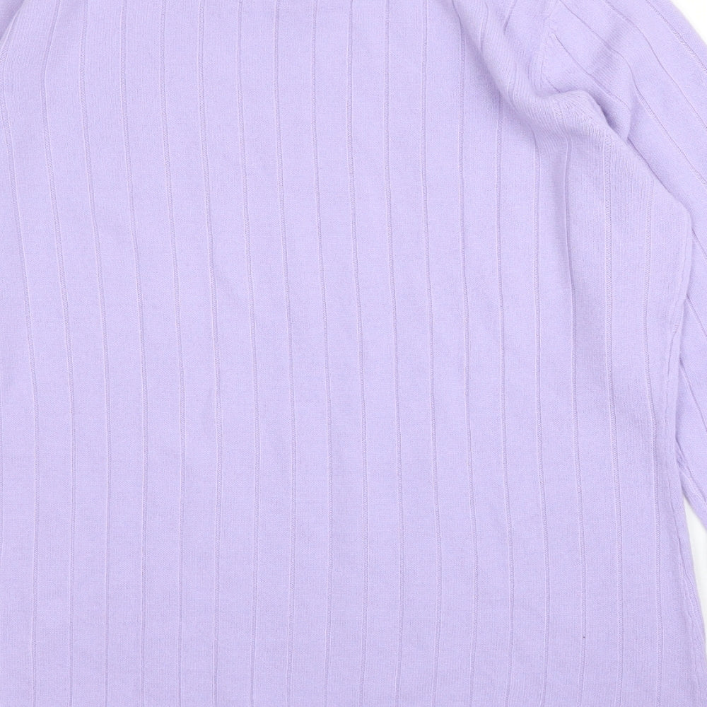 Womens UK Size 14 BHS Purple Basic Blouse