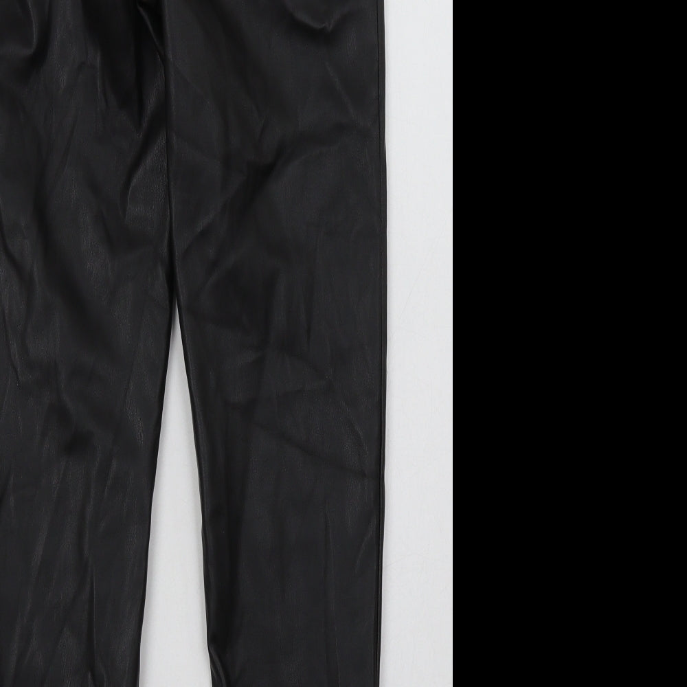 Womens UK Size 8 Primark Regular Fit Black Trousers
