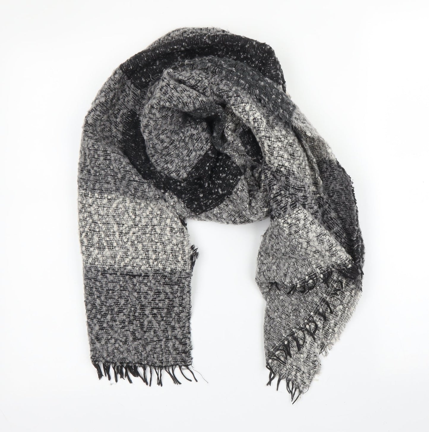 Primark Unisex Grey Polyester Shawl/Wrap