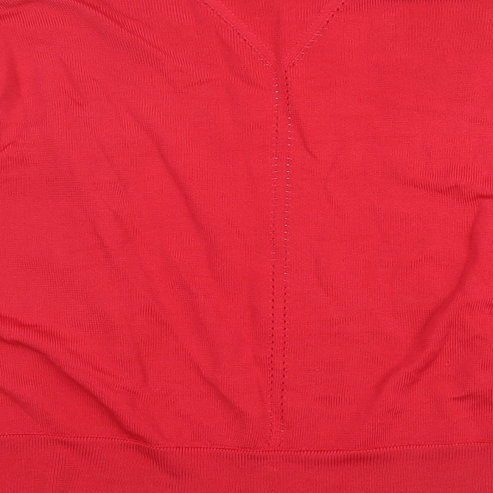 Womens UK Size XL Planet Red Cardigan Jumper