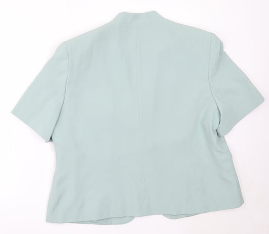 Autonomy Womens Green Jacket Blazer Size 20