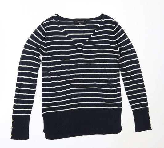 Womens UK Size 10 Atmosphere Blue Pullover Jumper