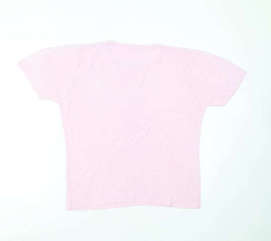 Womens UK Size 16 Matalan Pink Pullover Jumper