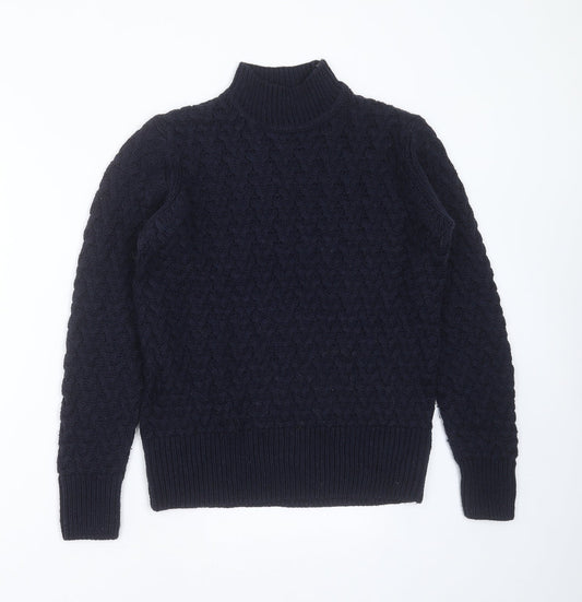Womens UK Size S QED London Blue Pullover Jumper