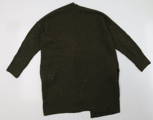 Womens UK Size S Oasis Green Cardigan Jumper