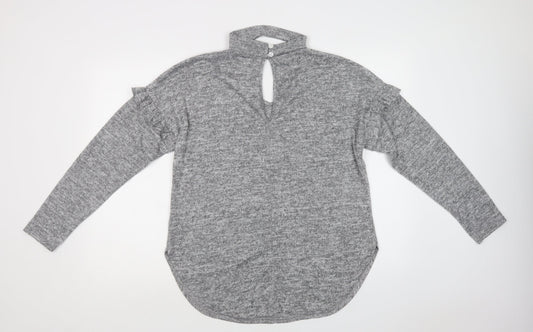 Womens UK Size 14 Blue Vanilla Grey Pullover Jumper