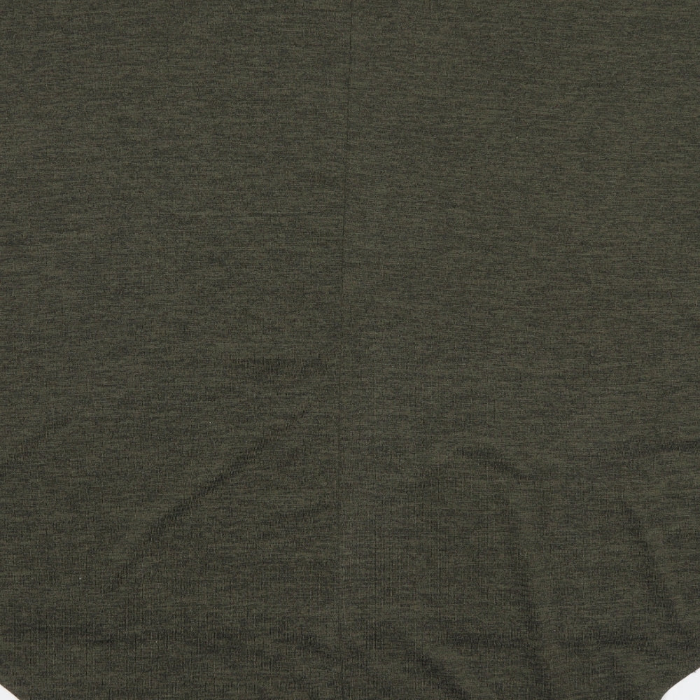 Womens UK Size S New Look Green Basic T-Shirt