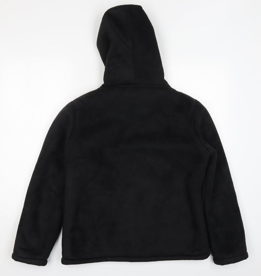 Avenue Womens Black Jacket Size 14 Zip