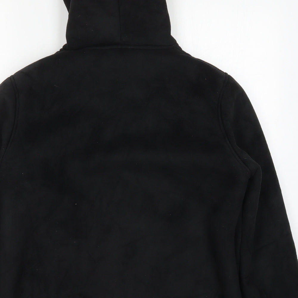 Avenue Womens Black Jacket Size 14 Zip