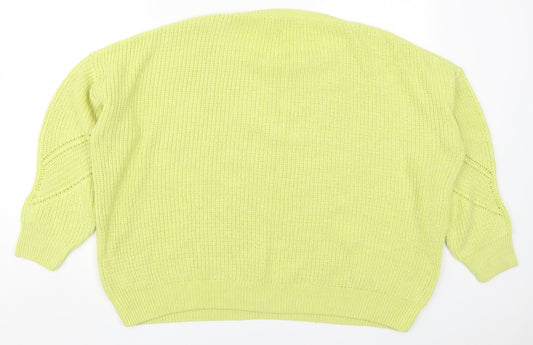 Womens UK Size L NEXT Green Pullover Jumper