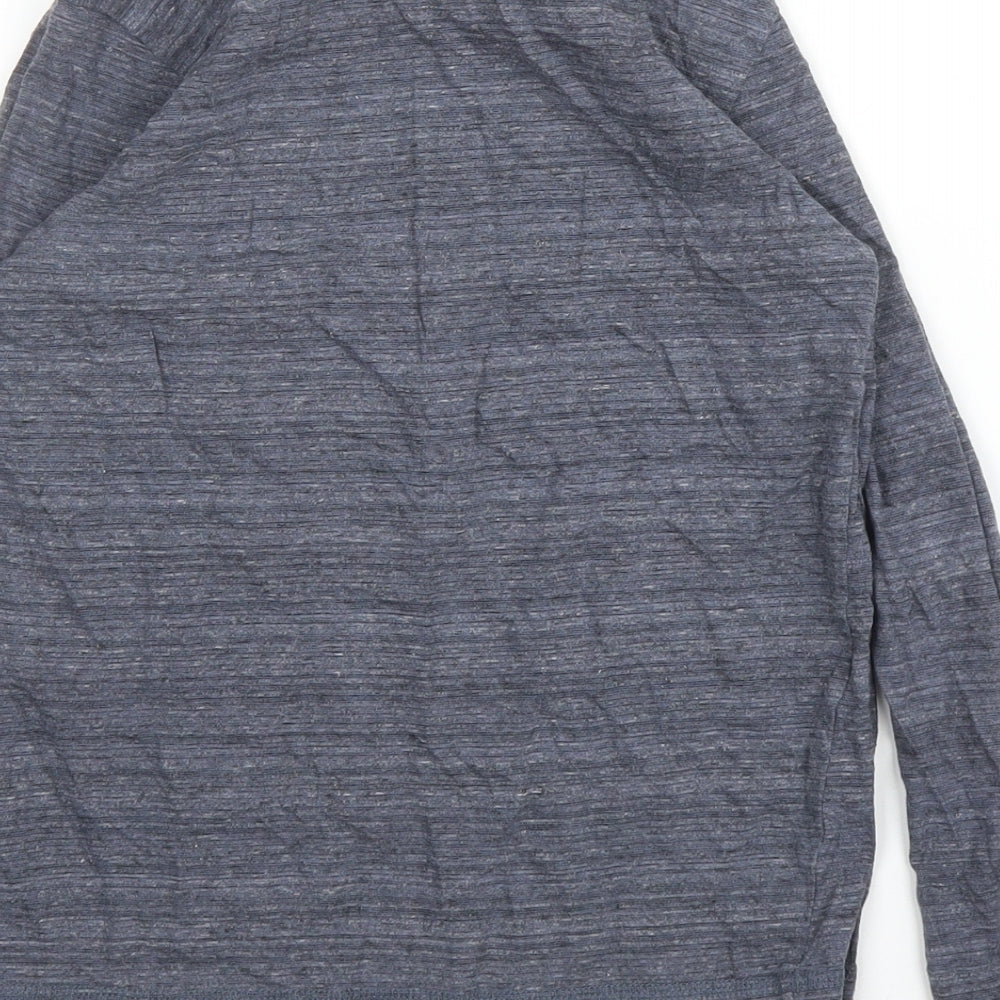 F&F Boys Blue Cotton Basic T-Shirt Size 8 Years Round Neck