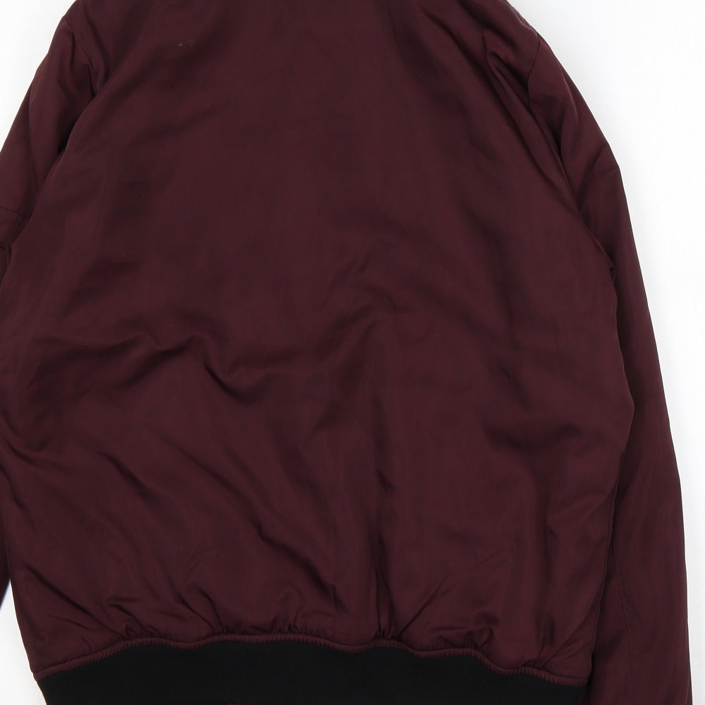 Womens UK Size 12 Dorothy Perkins Purple Bomber Jacket