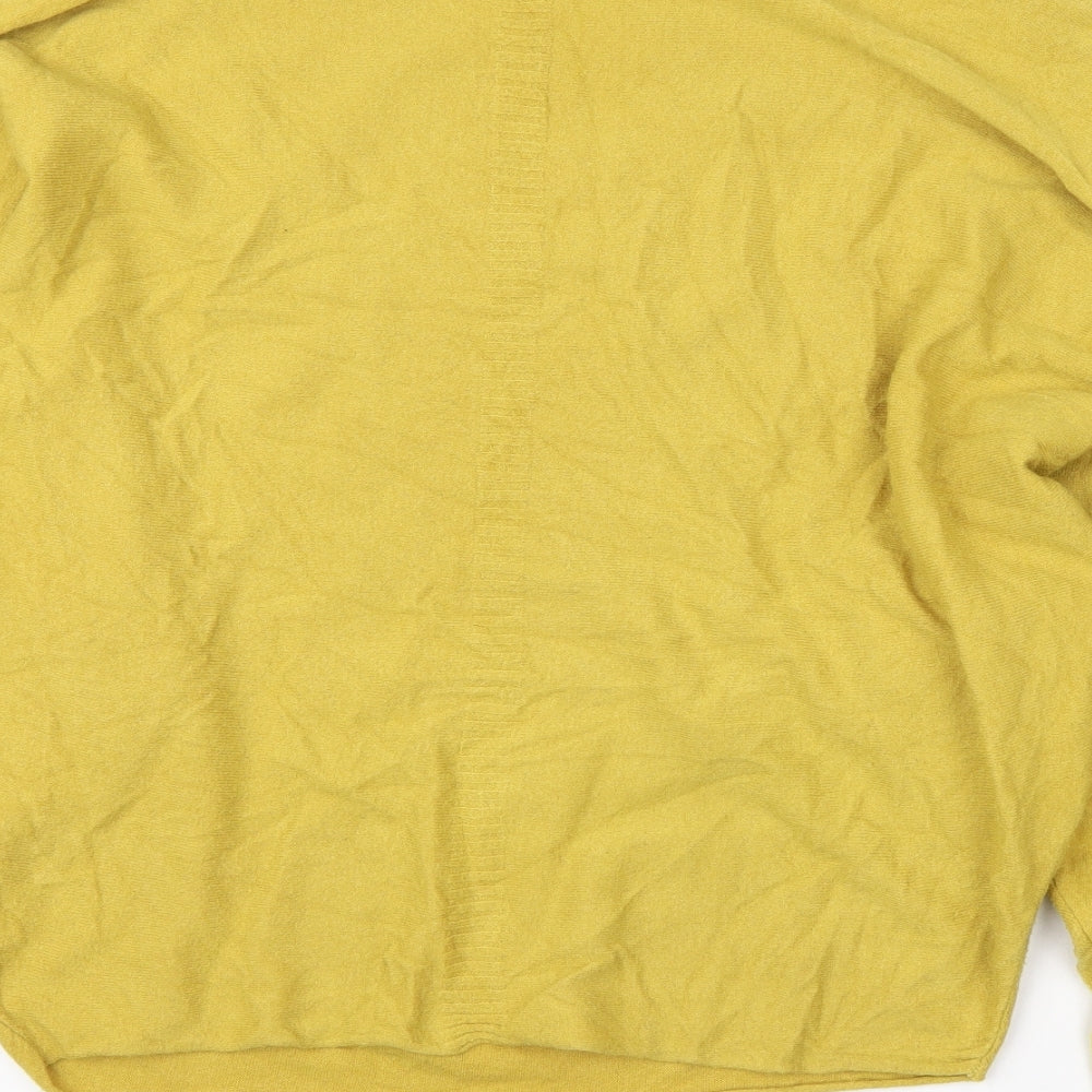 Womens UK Size M Preworn Yellow Pullover Jumper